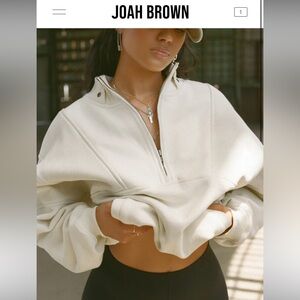 Joah Brown retro half zip